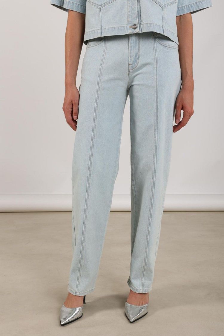 Nukus by Nick Vervoort Jeans Blauw dames (BLAIR PANTS - BLAIR.PANTS.DENIM) - GL Sport (Sluis)