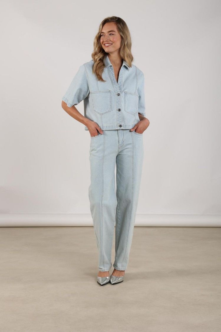 Nukus by Nick Vervoort Jeans Blauw dames (BLAIR PANTS - BLAIR.PANTS.DENIM) - GL Sport (Sluis)