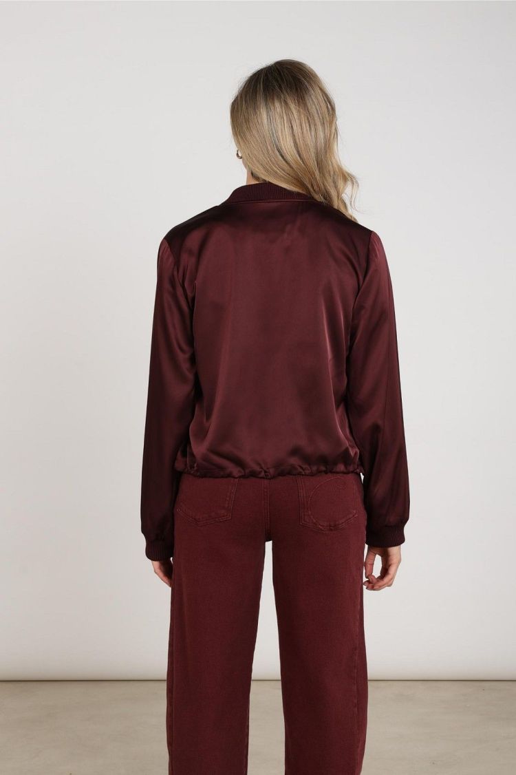 Nukus Jas Rood dames (DENA JACKET SHINY - DENA.JCKT.CHERRY) - GL Sport (Sluis)