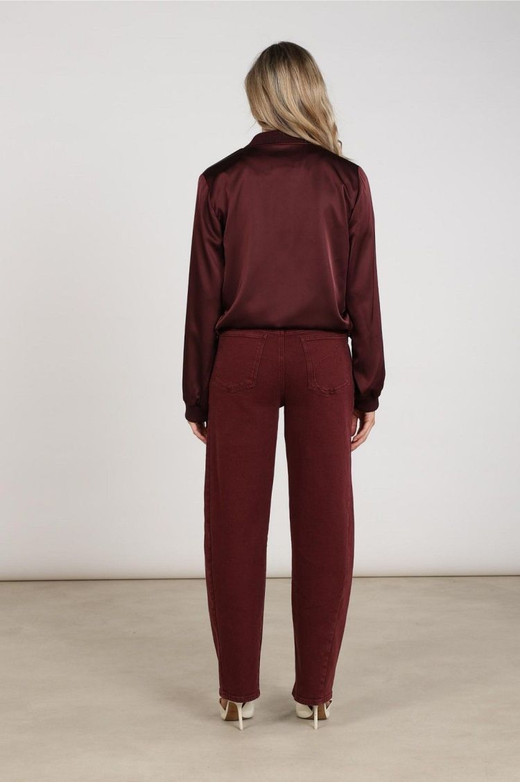 Nukus Jas Rood dames (DENA JACKET SHINY - DENA.JCKT.CHERRY) - GL Sport (Sluis)