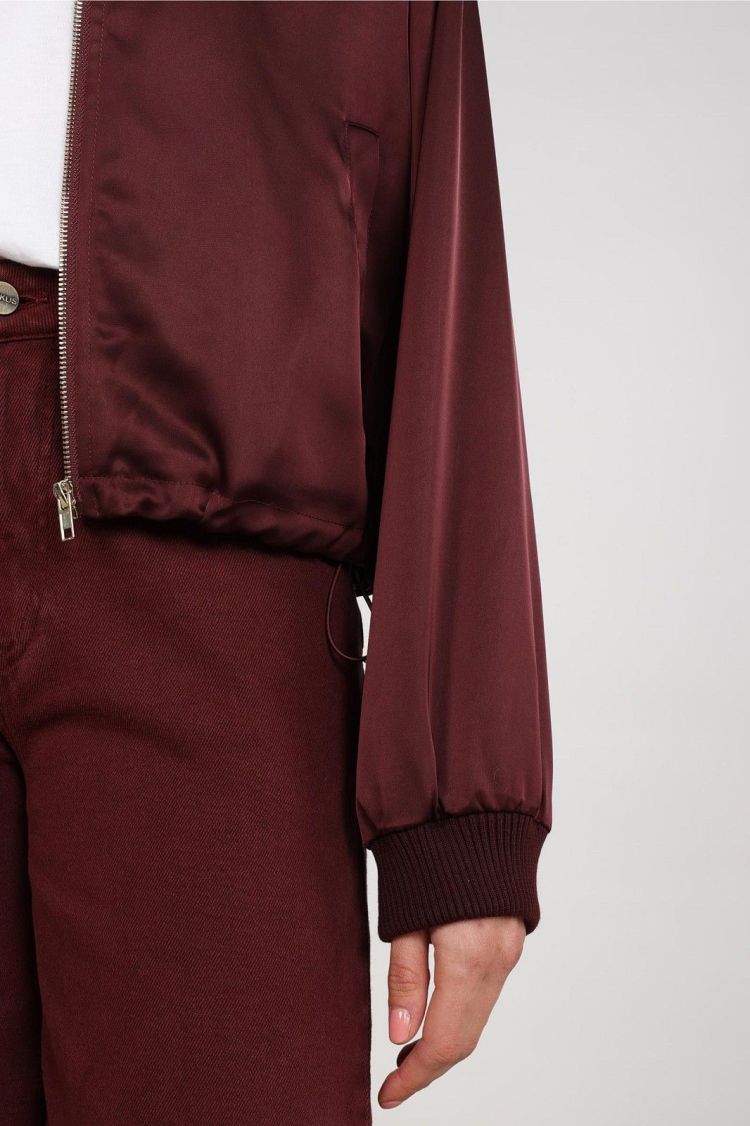 Nukus Jas Rood dames (DENA JACKET SHINY - DENA.JCKT.CHERRY) - GL Sport (Sluis)