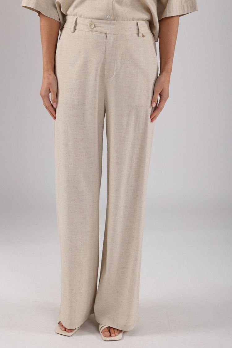 Nukus by Nick Vervoort Broek Beige dames (ELINE PANTS  - ELINE.PANTS.SAND) - GL Sport (Sluis)