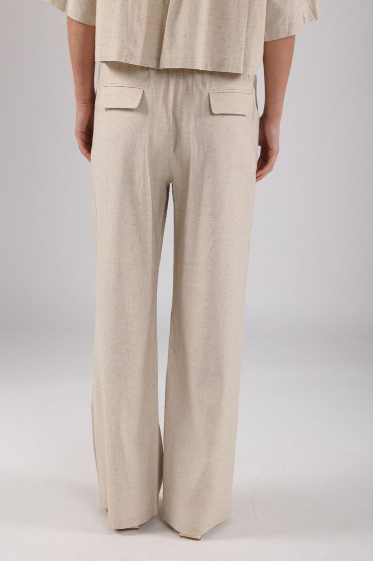 Nukus by Nick Vervoort Broek Beige dames (ELINE PANTS  - ELINE.PANTS.SAND) - GL Sport (Sluis)