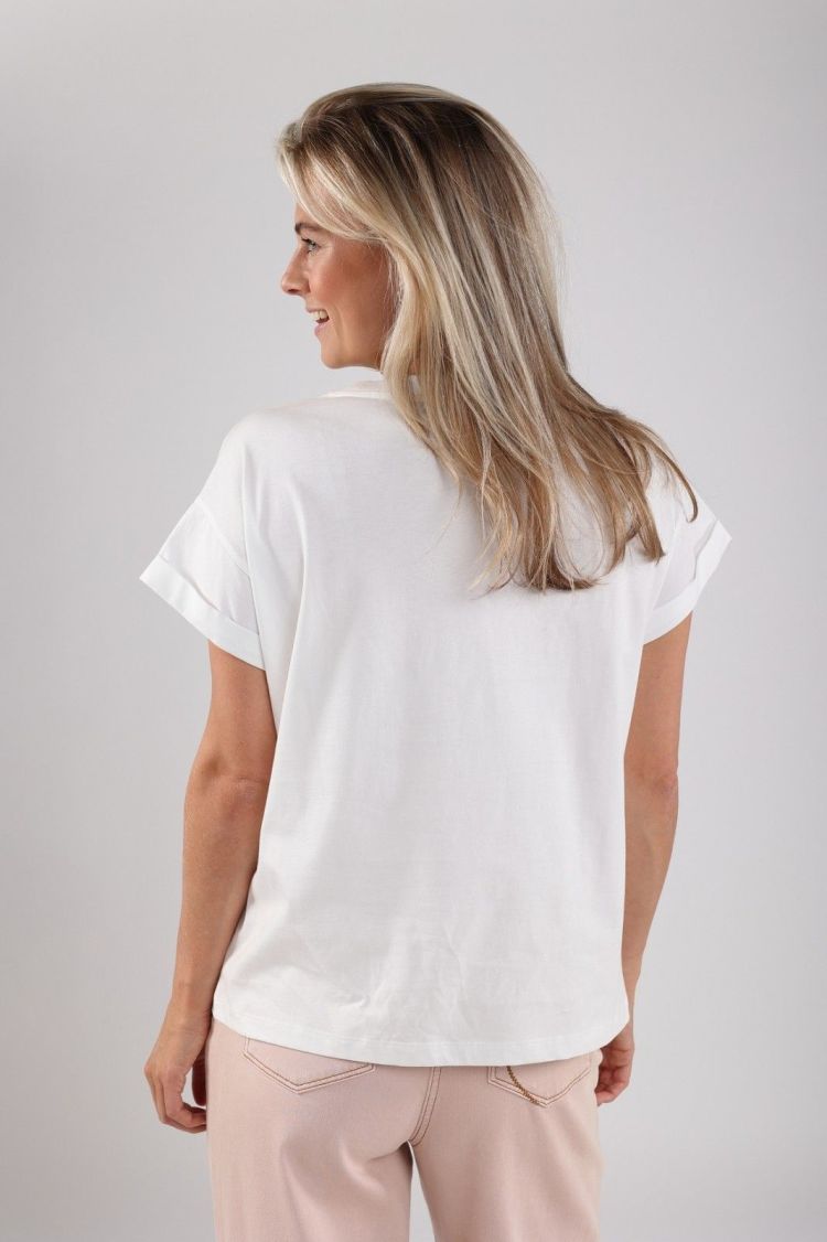 Nukus by Nick Vervoort T-shirt Off-white dames (FEMKE SHIRT LE CLUB - FEMKE.SHIRT.OFFWHT/POW) - GL Sport (Sluis)