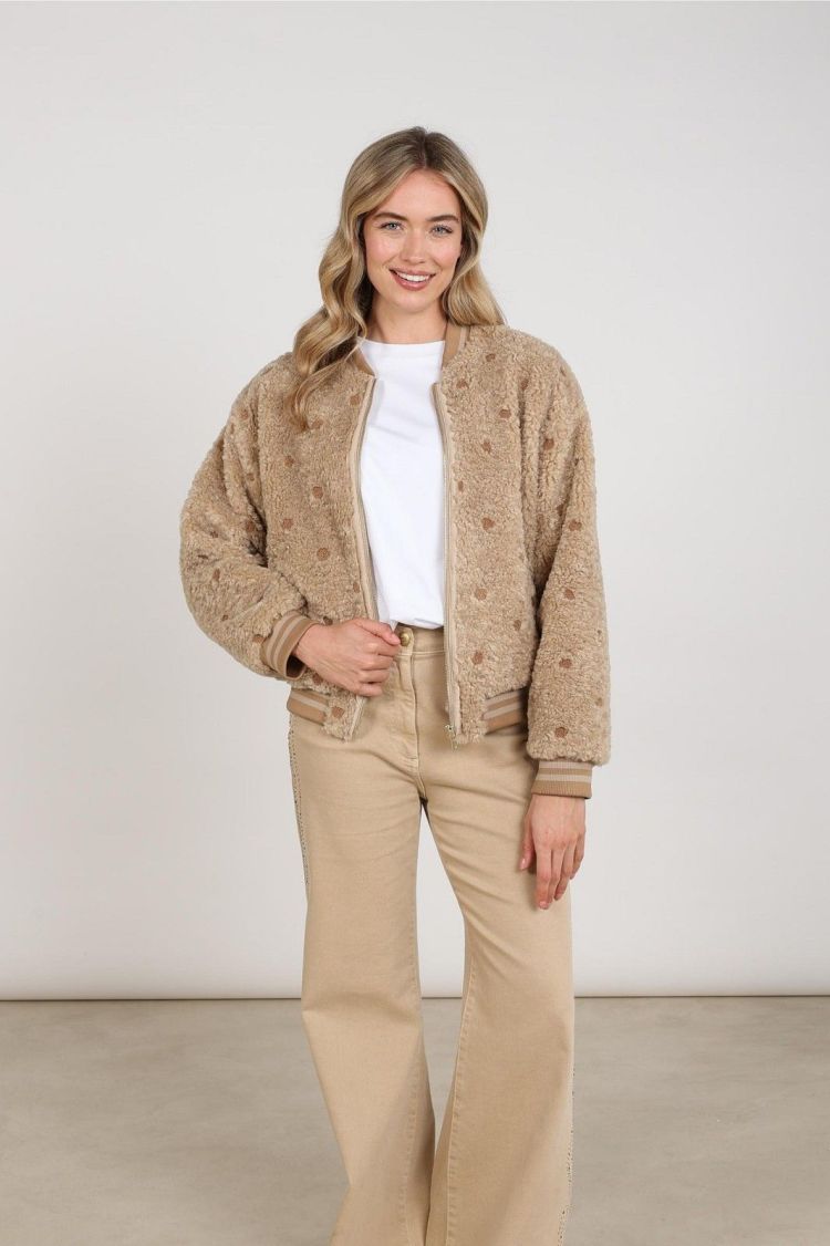 Nukus Vest Beige dames (HENNY JACKET DOTS - HENNY.JACKET.SAND) - GL Sport (Sluis)
