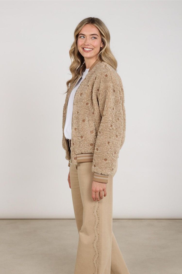 Nukus Vest Beige dames (HENNY JACKET DOTS - HENNY.JACKET.SAND) - GL Sport (Sluis)
