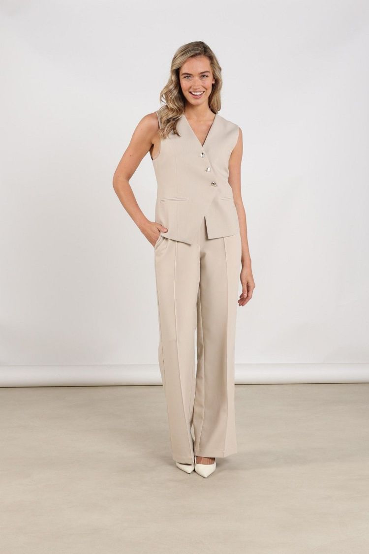 Nukus by Nick Vervoort Broek Beige dames (JILL PANTS - JILL.PANTS.SAND) - GL Sport (Sluis)