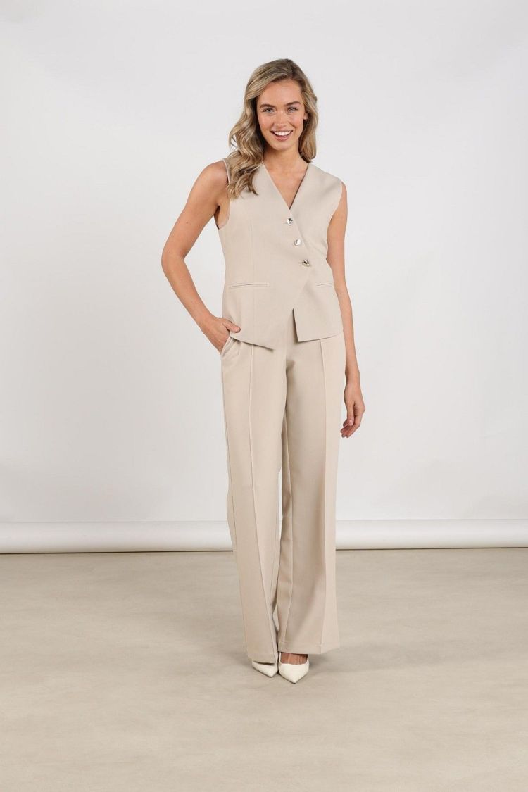 Nukus by Nick Vervoort Broek Beige dames (JILL PANTS - JILL.PANTS.SAND) - GL Sport (Sluis)
