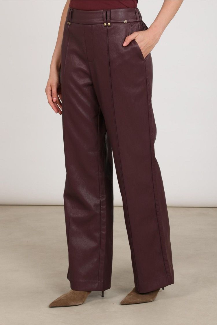 Nukus Broek Rood dames (JILL PANTS PU - JILL.PANTS.CHERRY) - GL Sport (Sluis)