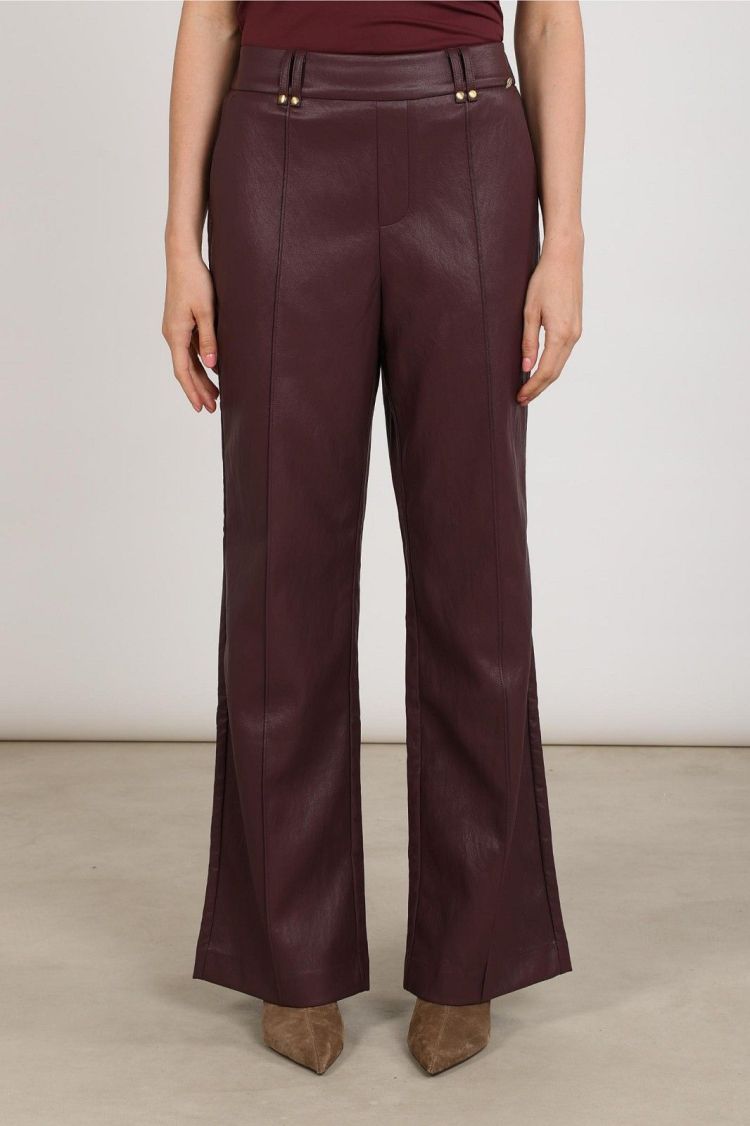 Nukus Broek Rood dames (JILL PANTS PU - JILL.PANTS.CHERRY) - GL Sport (Sluis)