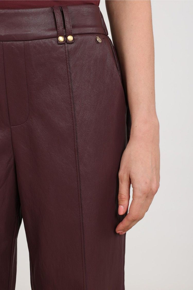 Nukus Broek Rood dames (JILL PANTS PU - JILL.PANTS.CHERRY) - GL Sport (Sluis)