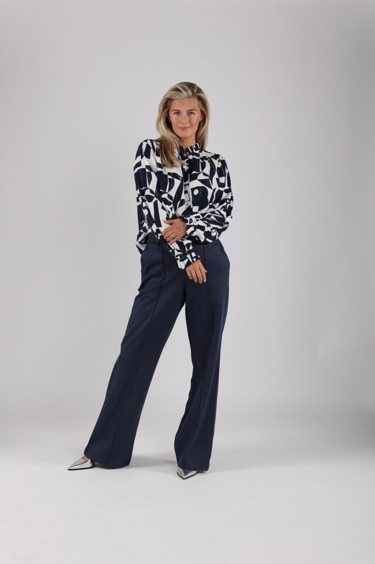 Nukus by Nick Vervoort Broek Blauw dames (JILL PANTS SCUBA - JILL.PANTS.NAVY) - GL Sport (Sluis)