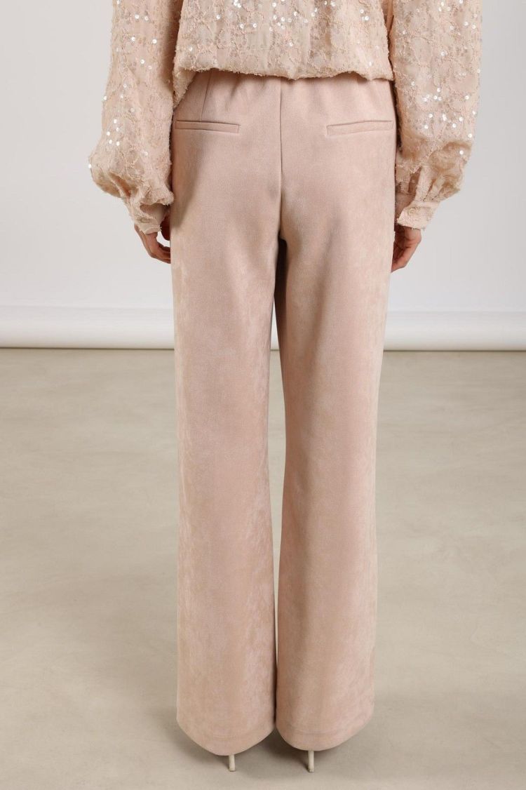 Nukus by Nick Vervoort Broek Roze dames (JILL PANTS SUEDINE - JILL.PA.PINK) - GL Sport (Sluis)