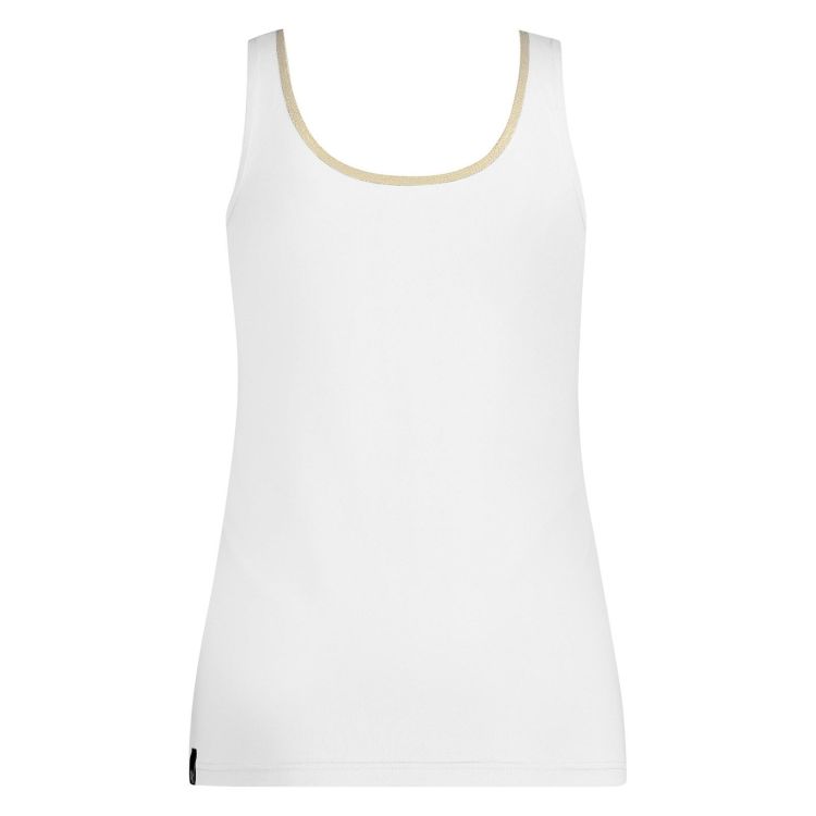 Nukus by Nick Vervoort Hemd Beige dames (JUBA SINGLET  - JUBA.WHITE/GOLD) - GL Sport (Sluis)