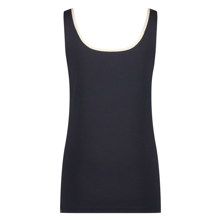 Nukus by Nick Vervoort Hemd Blauw dames (JUBA SINGLET  - JUBA.NAVY/GOLD) - GL Sport (Sluis)