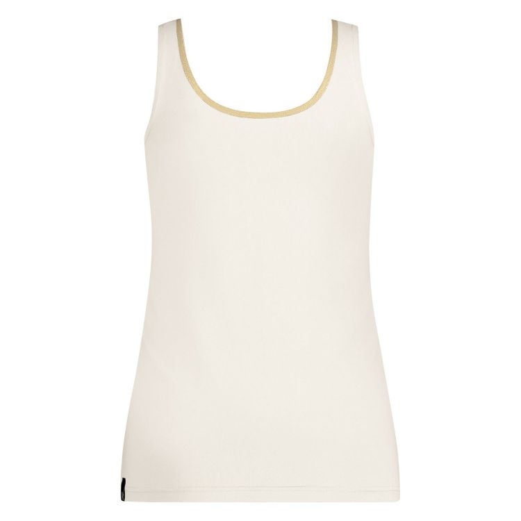 Nukus by Nick Vervoort Top Off-white dames (JUBA SINGLET  - JUBA.SL.OFFWHT/GOLD) - GL Sport (Sluis)