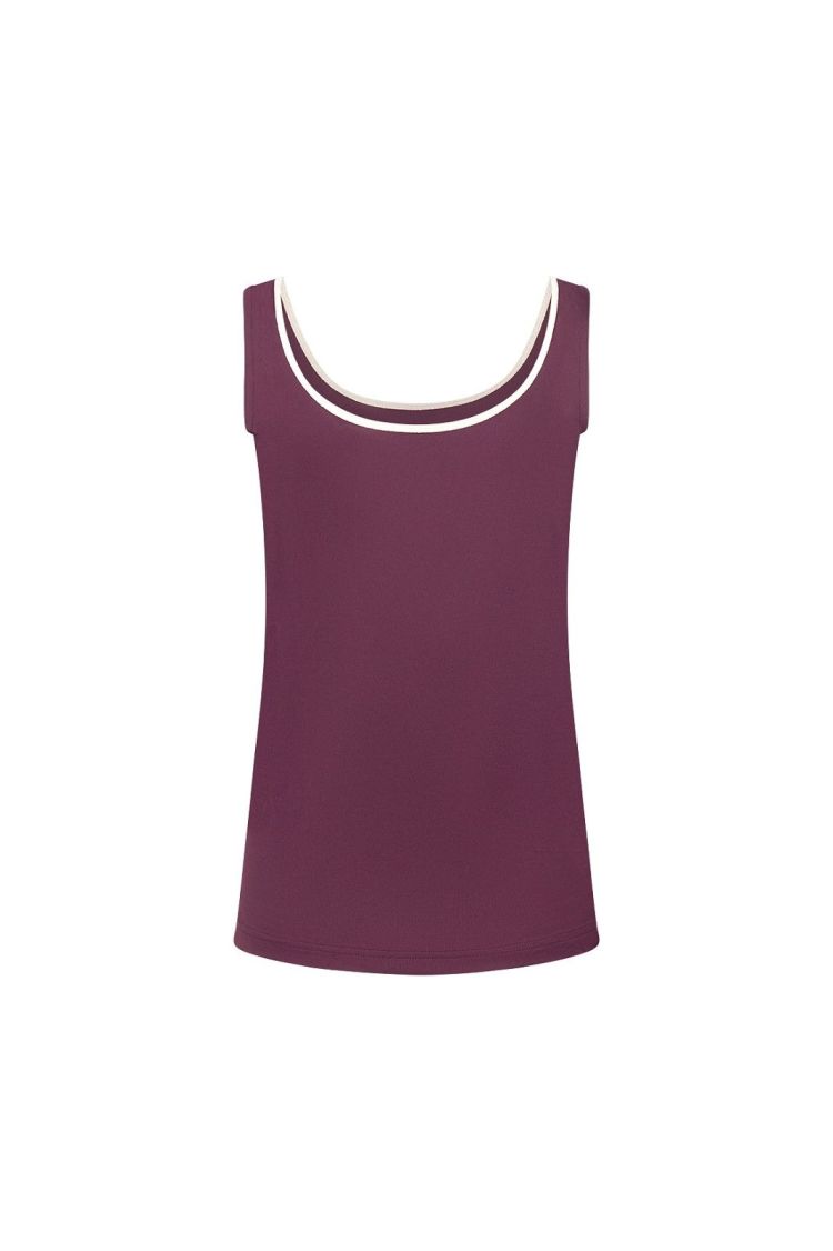 Nukus Top Rood dames (JUBA SINGLET - JUBA.SINGLET.CHERRY/GOLD) - GL Sport (Sluis)