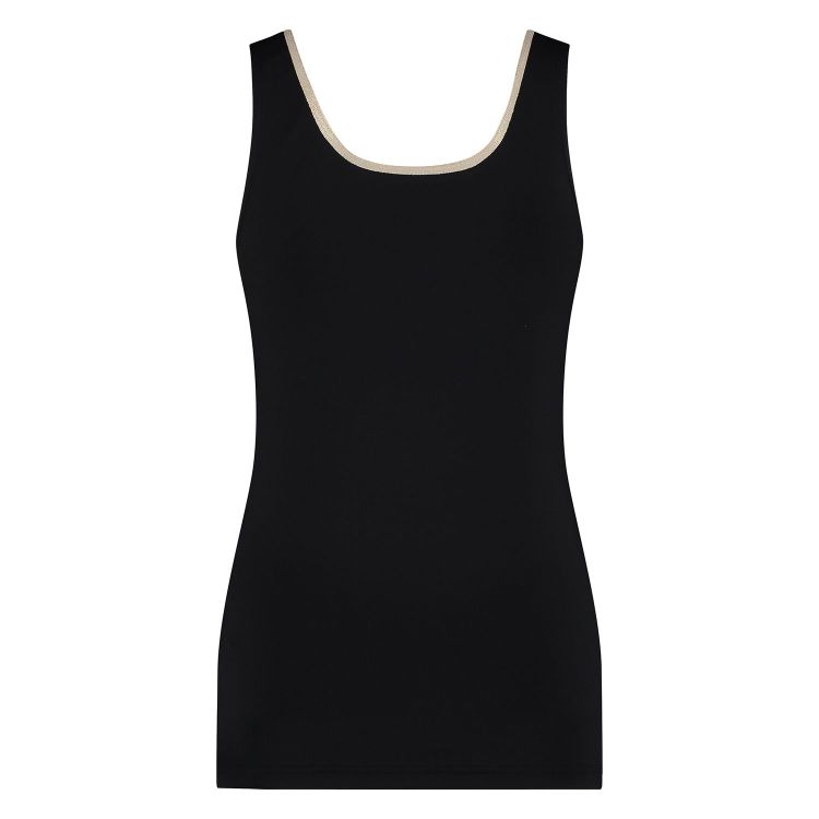 Nukus by Nick Vervoort Hemd Zwart dames (JUBA SINGLET  - JUBA.BLACK/GOLD) - GL Sport (Sluis)
