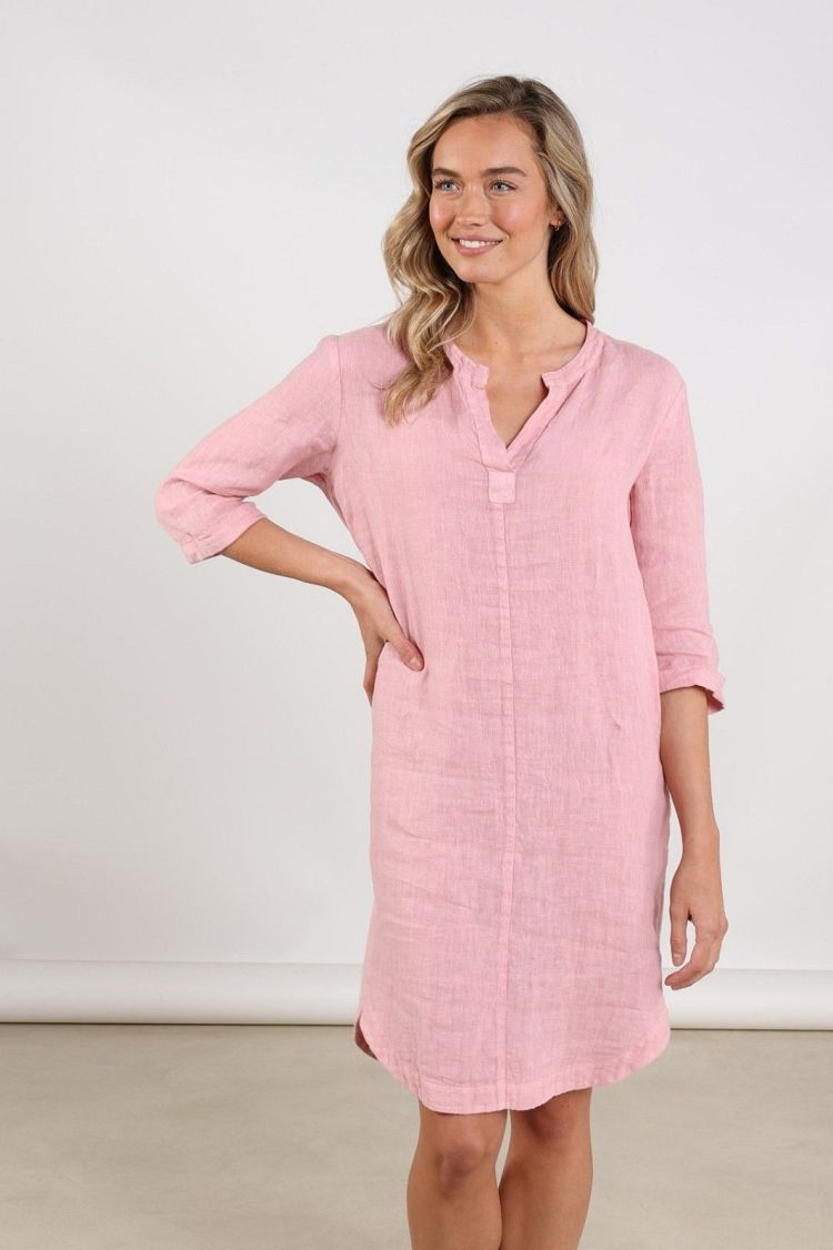 Nukus by Nick Vervoort Jurk Roze dames (KATE DRESS MIX - KATE.DRESS.BLUSH) - GL Sport (Sluis)