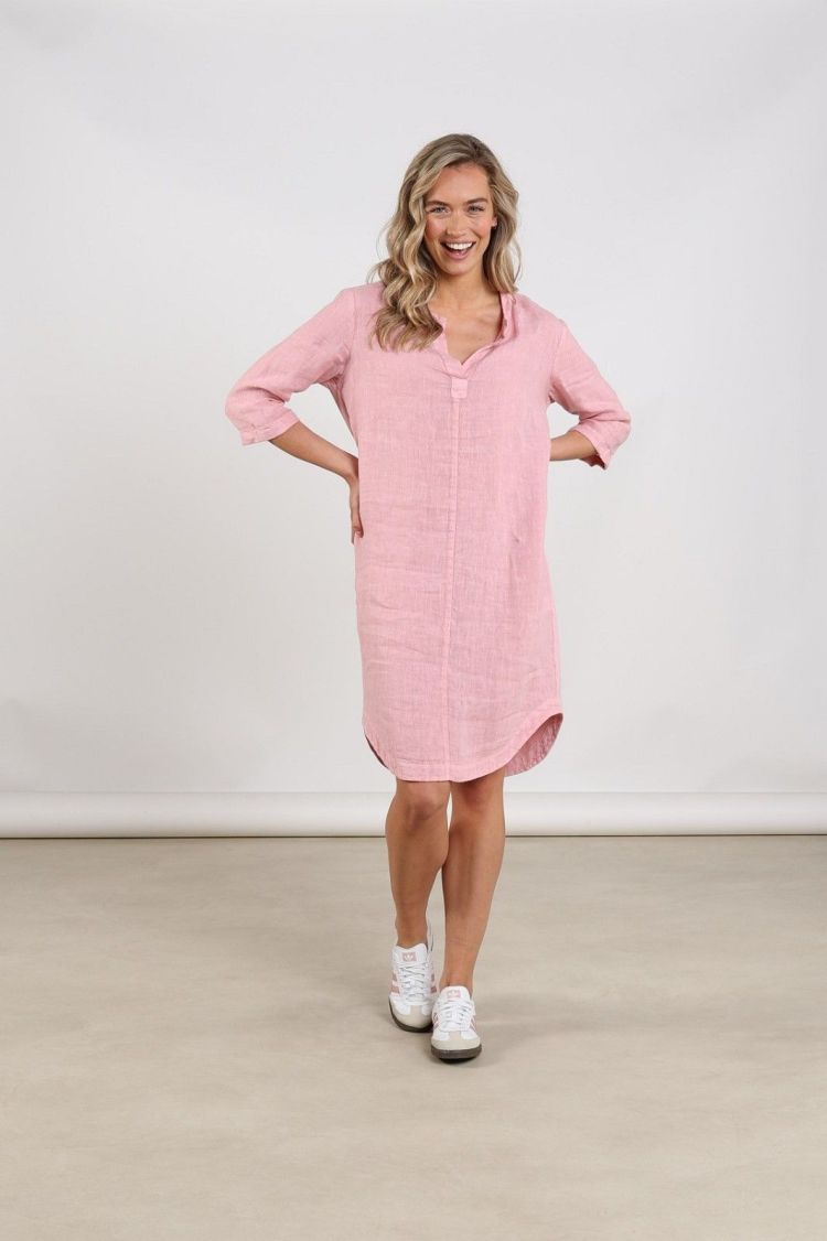 Nukus by Nick Vervoort Jurk Roze dames (KATE DRESS MIX - KATE.DRESS.BLUSH) - GL Sport (Sluis)