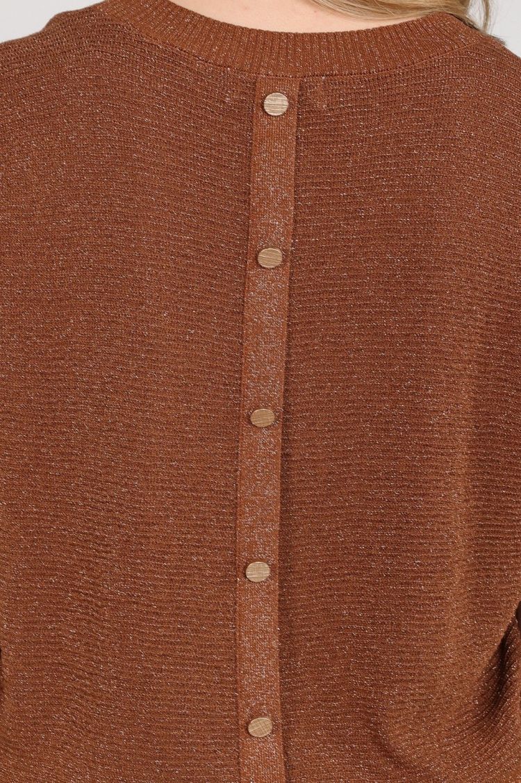 Nukus by Nick Vervoort Top Bruin dames (KINTY TOP LUREX - KINTY.TOP.ESPRESSO) - GL Sport (Sluis)