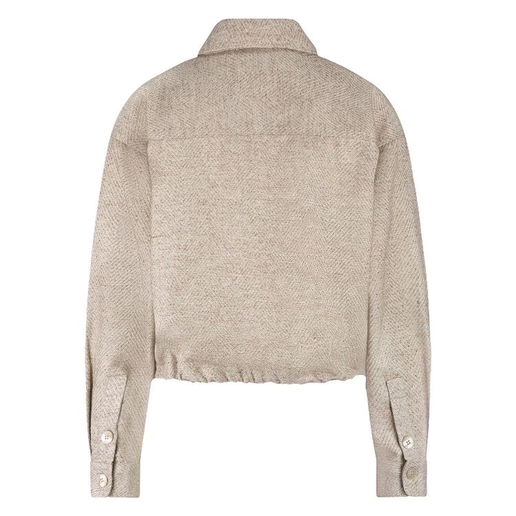Nukus by Nick Vervoort Blouse Beige dames (LARA BLOUSE STRASS - LARA.BL.SAND) - GL Sport (Sluis)