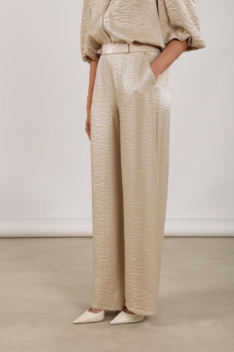 Nukus by Nick Vervoort Broek Beige dames (LINSEY PANTS - LINSEY.PANTS.SAND) - GL Sport (Sluis)