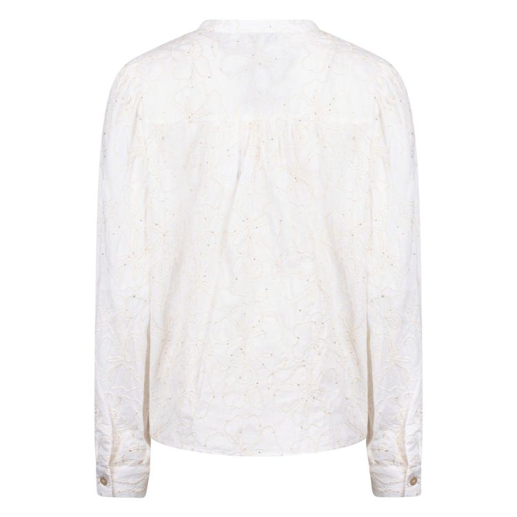 Nukus by Nick Vervoort Blouse Off-white dames (LIZZY BLOUSE EMBROIDERY - LIZZY.BLOUSE.OFWHT) - GL Sport (Sluis)