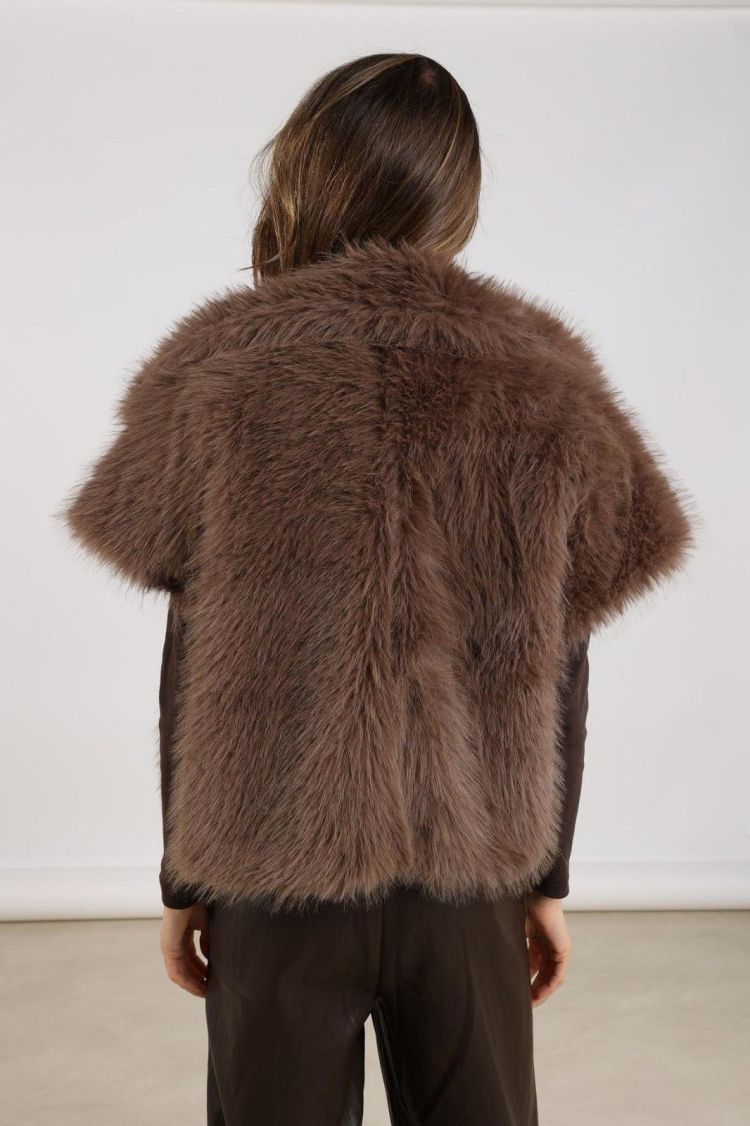 Nukus by Nick Vervoort Gilet Bruin dames (LOUA GILET - LOUA.GIL.FANGO) - GL Sport (Sluis)