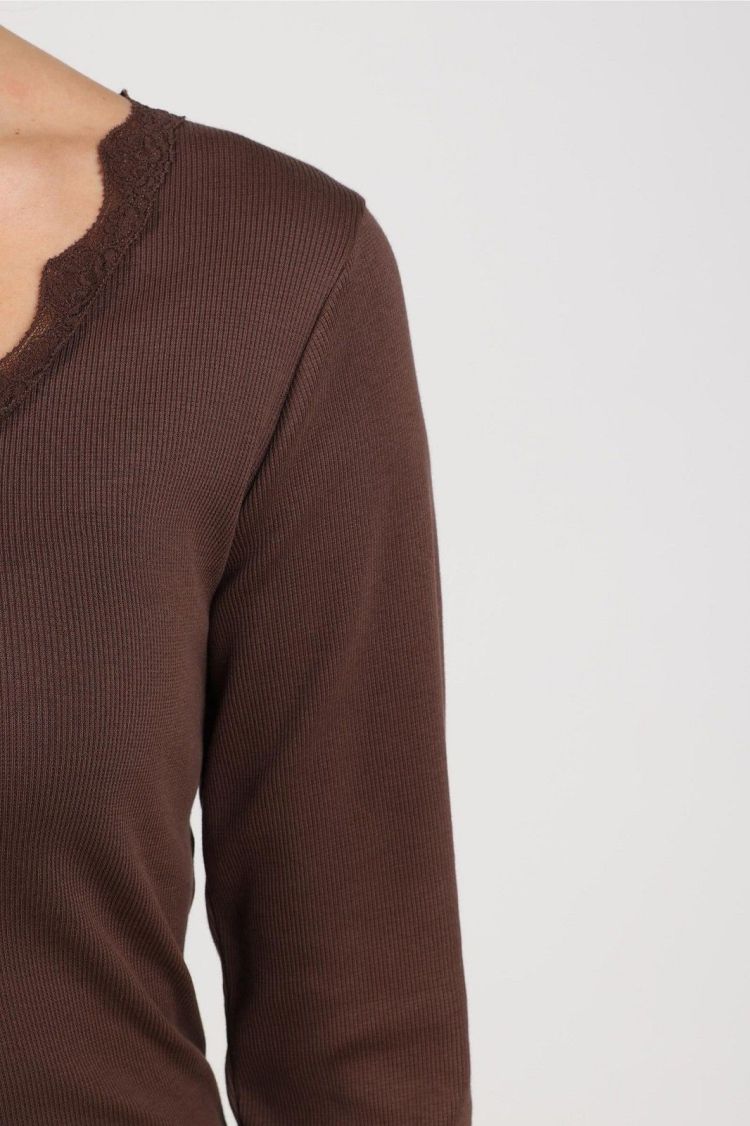 Nukus Top Bruin dames (MIKA TOP LACE - MIKA.TOP.CHOCO) - GL Sport (Sluis)