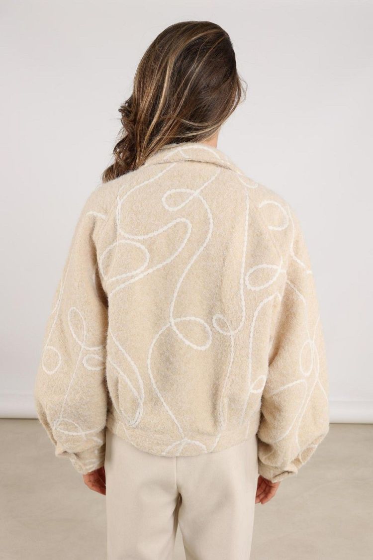 Nukus by Nick Vervoort Jack Beige dames (MILOU JACKET - MILOU.JKT.SAND) - GL Sport (Sluis)