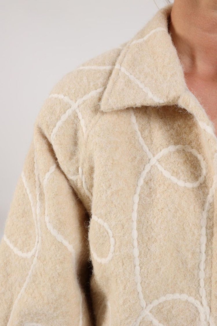 Nukus by Nick Vervoort Jack Beige dames (MILOU JACKET - MILOU.JKT.SAND) - GL Sport (Sluis)