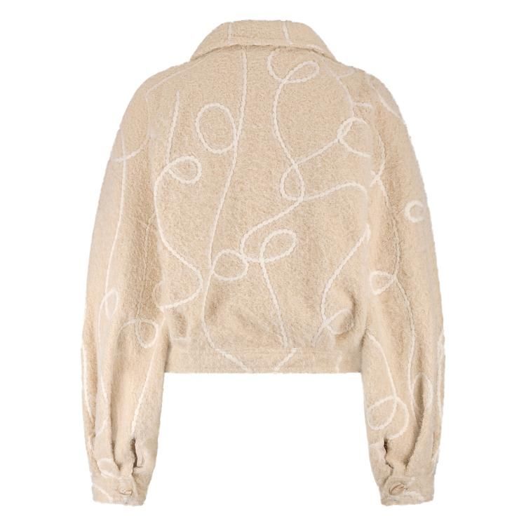 Nukus by Nick Vervoort Jack Beige dames (MILOU JACKET - MILOU.JKT.SAND) - GL Sport (Sluis)