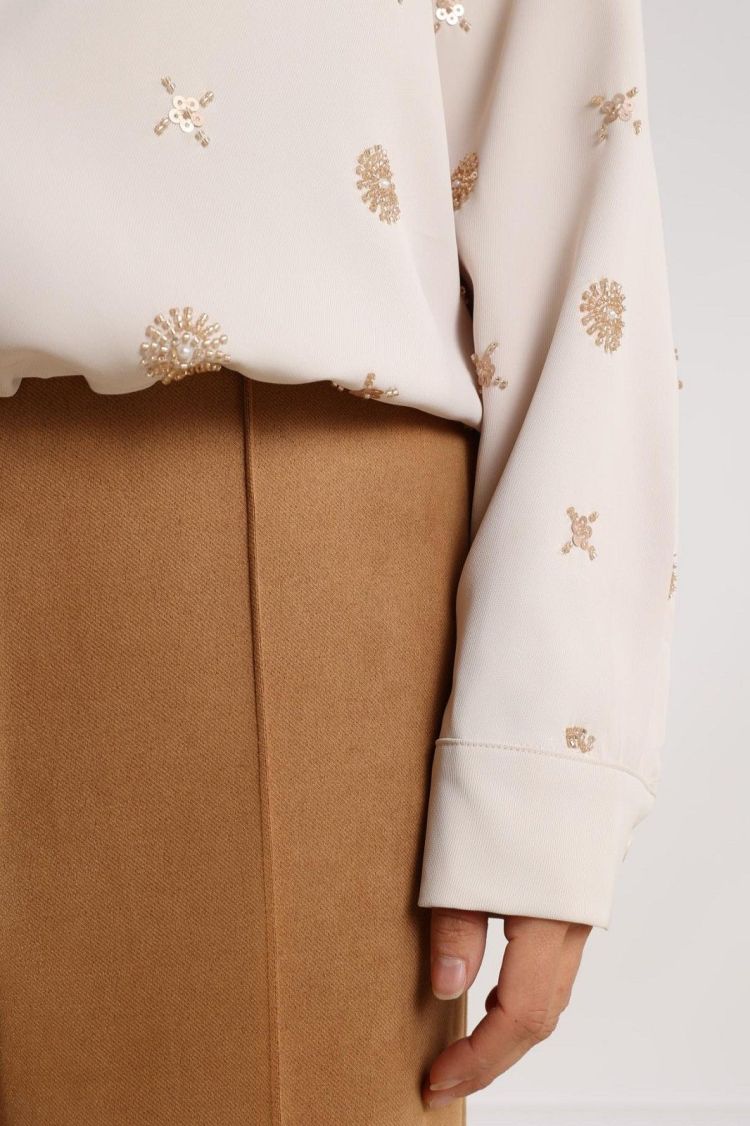 Nukus by Nick Vervoort Blouse Off-white dames (NEWPORT BLOUSE EMBROIDERY  - NEWPORT.BL.OFFWHITE) - GL Sport (Sluis)