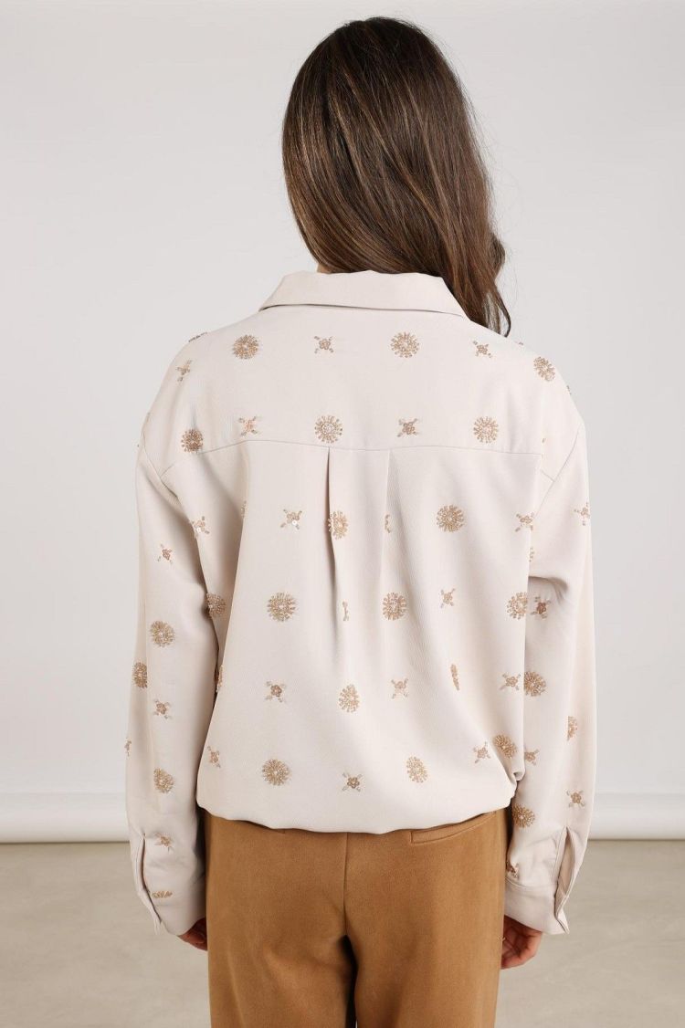 Nukus by Nick Vervoort Blouse Off-white dames (NEWPORT BLOUSE EMBROIDERY  - NEWPORT.BL.OFFWHITE) - GL Sport (Sluis)