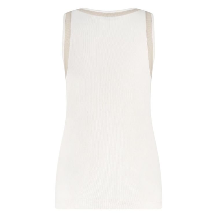 Nukus by Nick Vervoort Top Off-white dames (NICE SINGLET STUDS - NICE.SL.OFFWHITE) - GL Sport (Sluis)