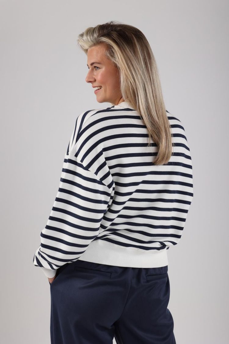 Nukus by Nick Vervoort Sweater Off-white dames (NOA PULLOVER - NOA.PULL.OFFWHIT/NAVY) - GL Sport (Sluis)