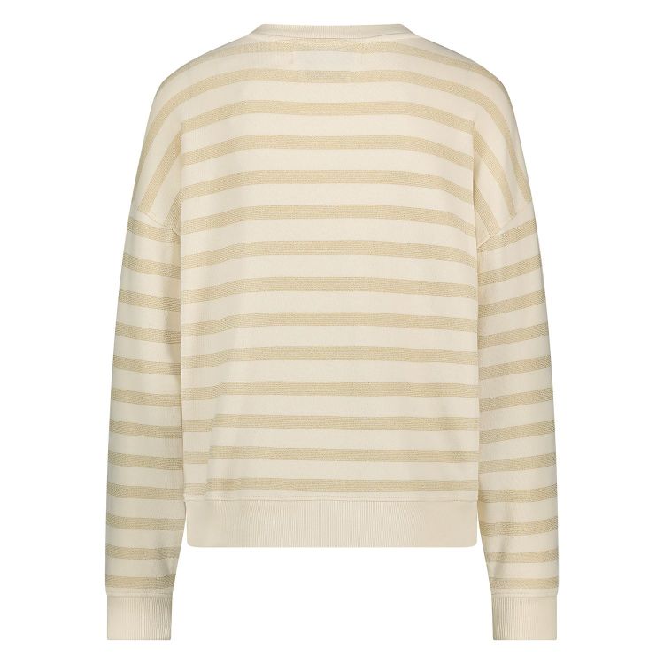 Nukus by Nick Vervoort Pull Beige dames (NOA PULLOVER STRIPES - NOA.PULL.OFFWHIT/SAND) - GL Sport (Sluis)