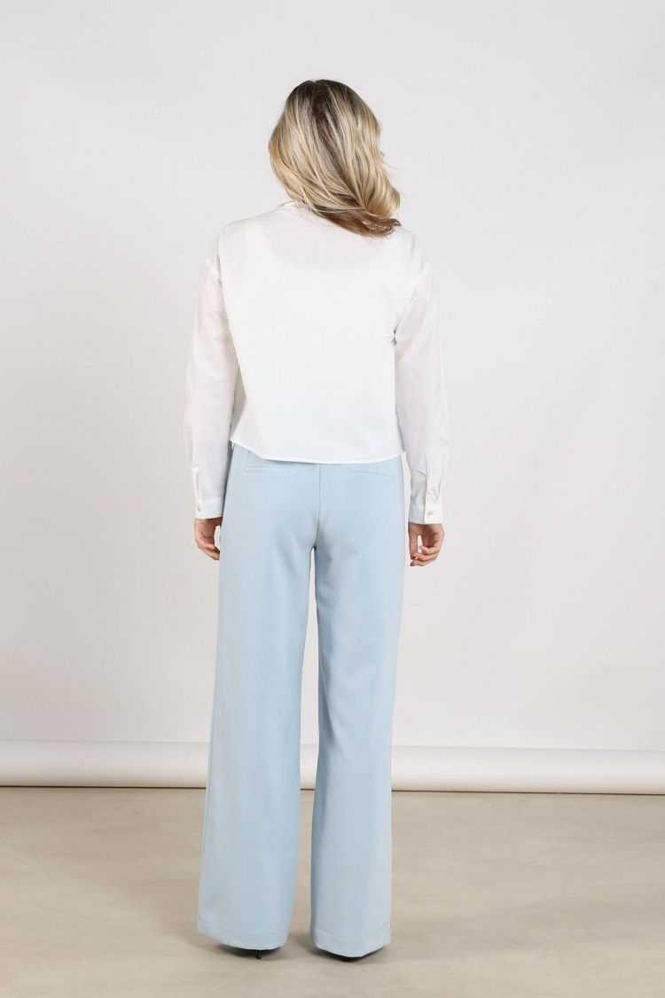 Nukus by Nick Vervoort Blouse Off-white dames (NOOR BLOUSE PEARL - NOOR.BLOUSE.OFFWHT) - GL Sport (Sluis)