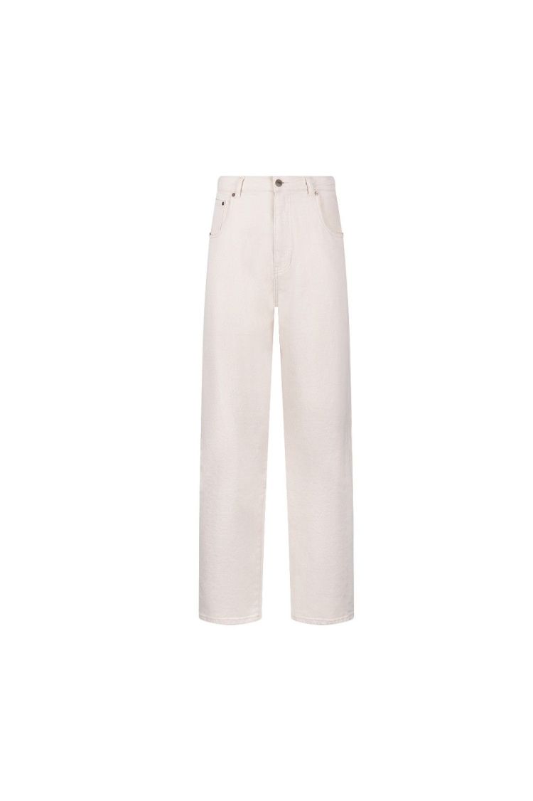 Nukus by Nick Vervoort Broek Off-white dames (PETRA PANTS  - PETRA.PANTS.OFFWHITE) - GL Sport (Sluis)