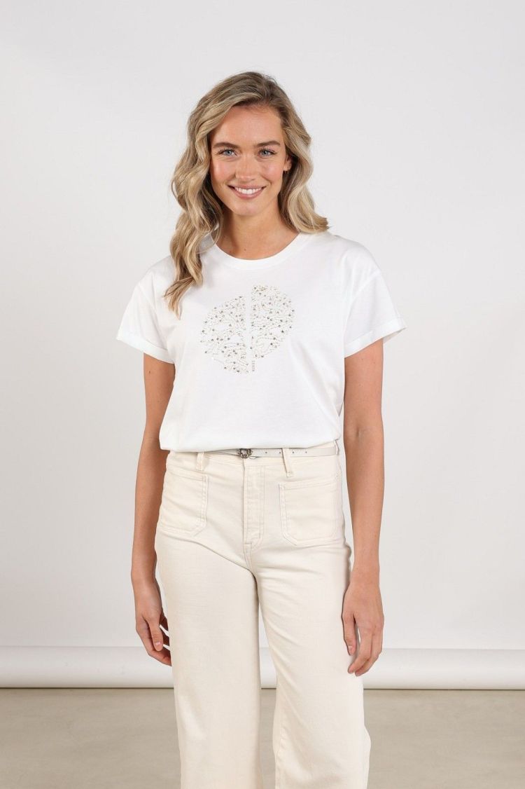 Nukus by Nick Vervoort Blouse Off-white dames (RIUKA SHIRT - RIUKA.SHIRT.OFFWHT) - GL Sport (Sluis)