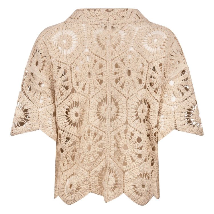 Nukus by Nick Vervoort Vest Beige dames (ROMY CARDIGAN - ROMY.CARDIGAN.SAND) - GL Sport (Sluis)