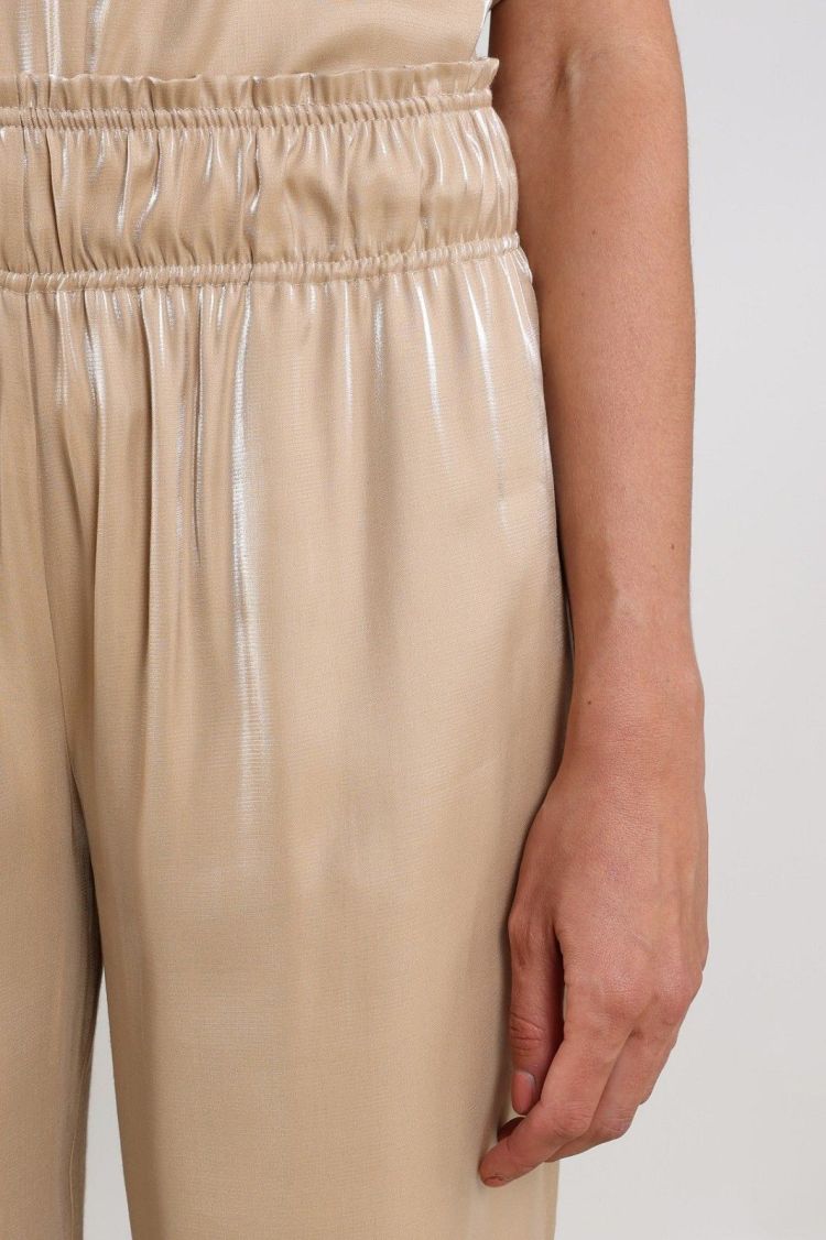 Nukus by Nick Vervoort Broek Beige dames (RUBI PANTS SHINY - RUBI.PANTS.SAND) - GL Sport (Sluis)