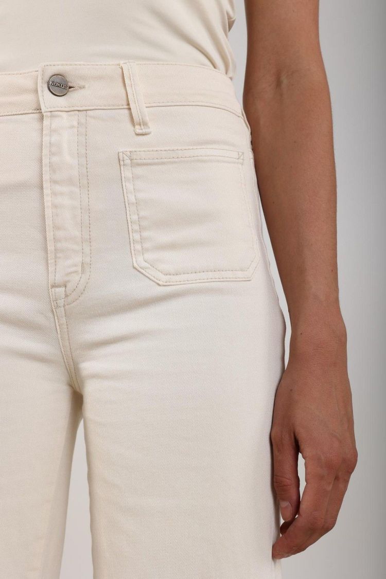 Nukus by Nick Vervoort Broek Off-white dames (SCARLET PANTS - SCARLET.PANTS.OFFWHT) - GL Sport (Sluis)