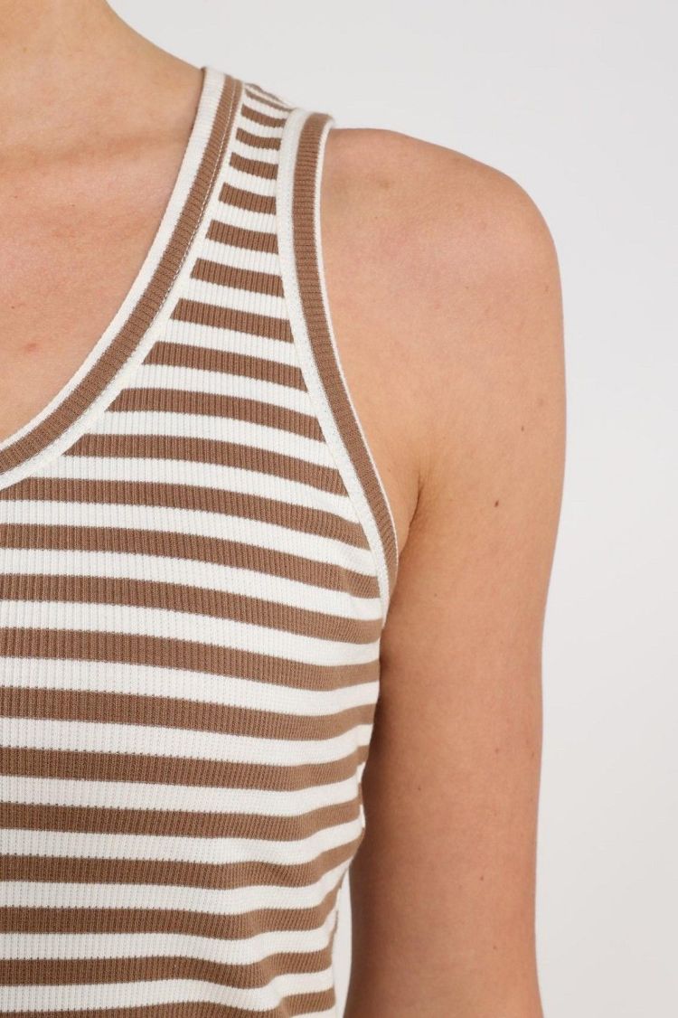 Nukus by Nick Vervoort Top Off-white dames (STEFFIE SINGLET - STEFFIE.SINGLET.OW/FAN) - GL Sport (Sluis)