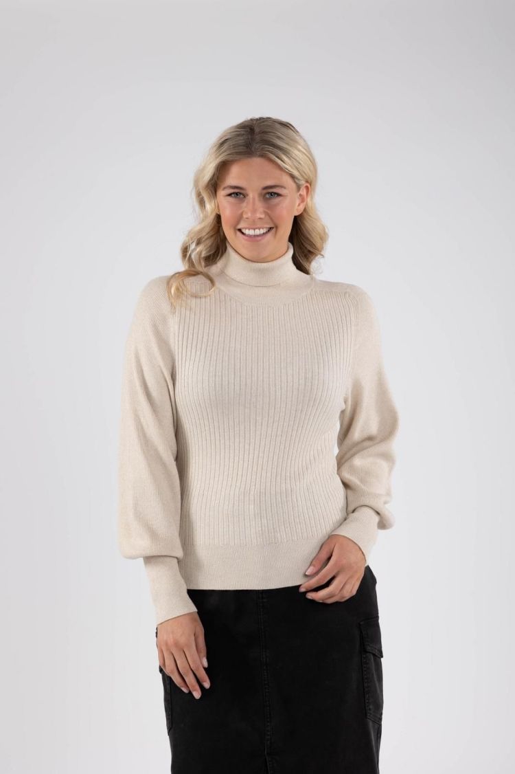 Nukus by Nick Vervoort Pull Beige dames (SYLVIA PULLOVER - WSYLVIA.PULL.SAND) - GL Sport (Sluis)