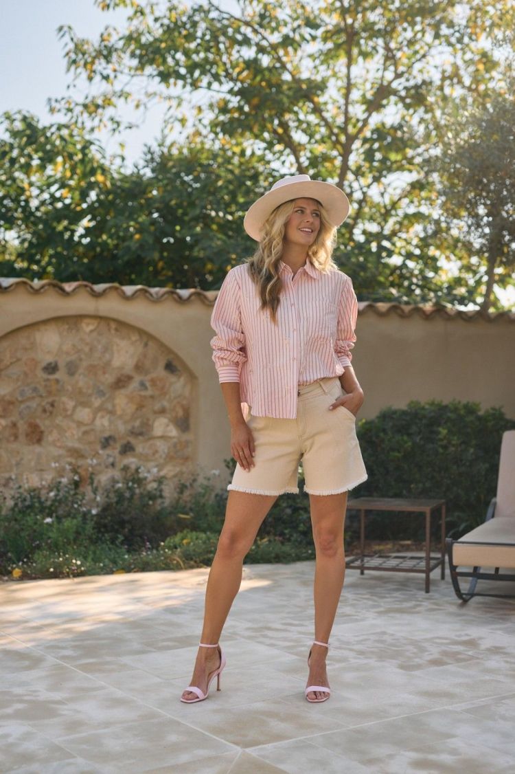 Nukus by Nick Vervoort Short Off-white dames (TANYA SHORT RUFFLE - TANYA.SHORT.OFFWHT) - GL Sport (Sluis)