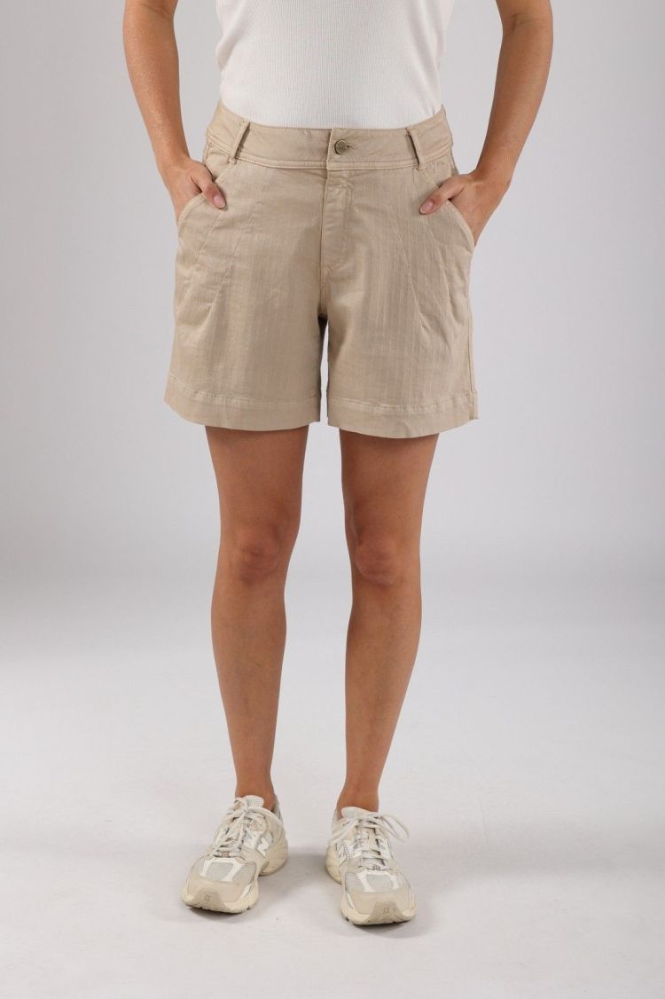 Nukus by Nick Vervoort Short Beige dames (TANYA SHORT STRIPE - TANYA.SHORT.SAND) - GL Sport (Sluis)
