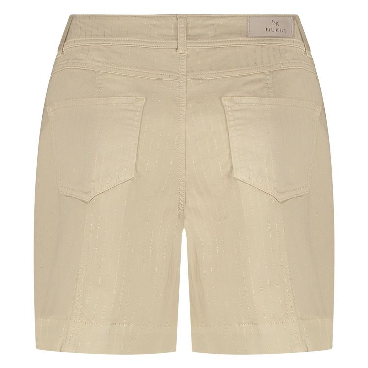 Nukus by Nick Vervoort Short Beige dames (TANYA SHORT STRIPE - TANYA.SHORT.SAND) - GL Sport (Sluis)