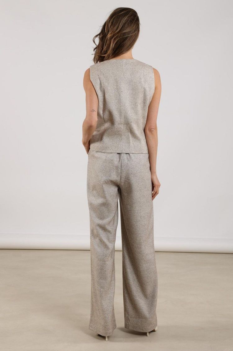 Nukus by Nick Vervoort Broek Beige dames (VERA PANTS STRASS - VERA.PA.SAND) - GL Sport (Sluis)